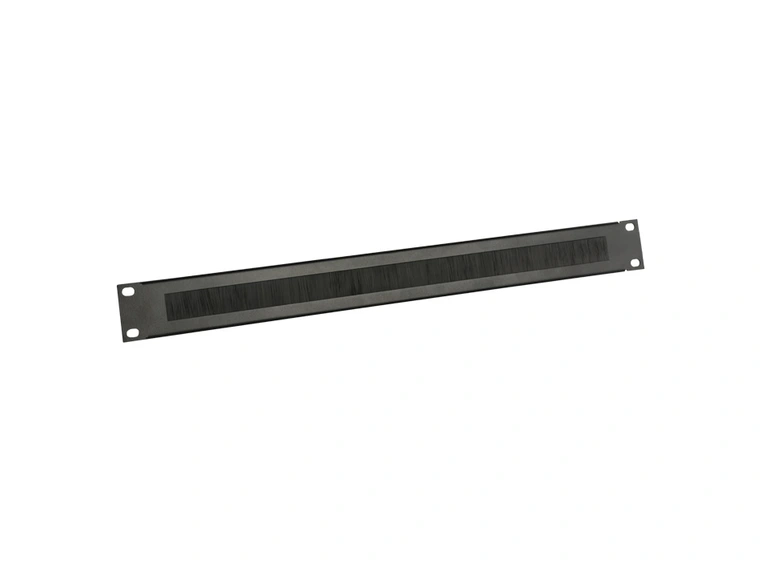 Adam Hall Parts 87221 BRUSH - Rack Panel 1 U steel with brush strip 